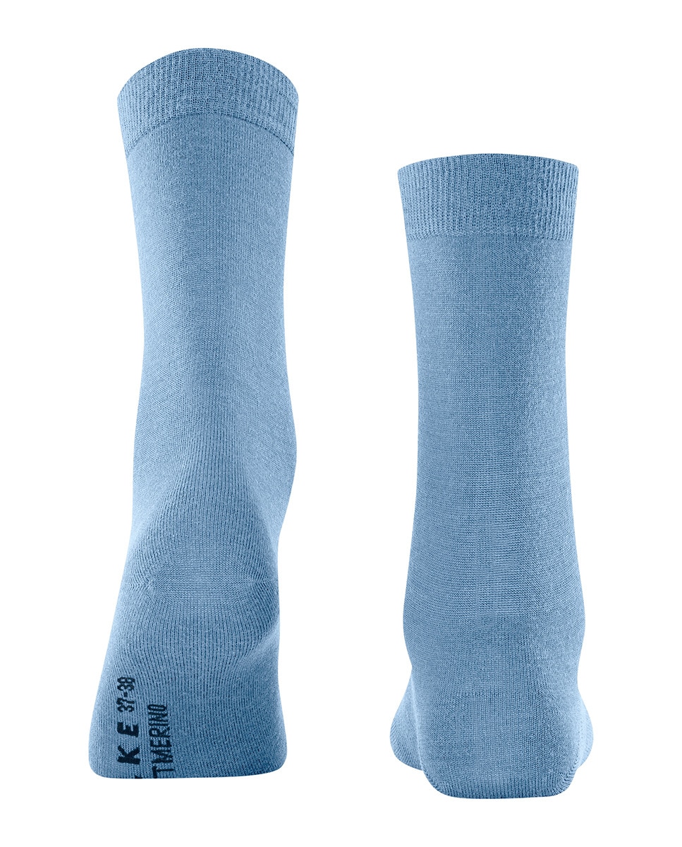 Meias de mulher Falke de lã e algodão Azul-2