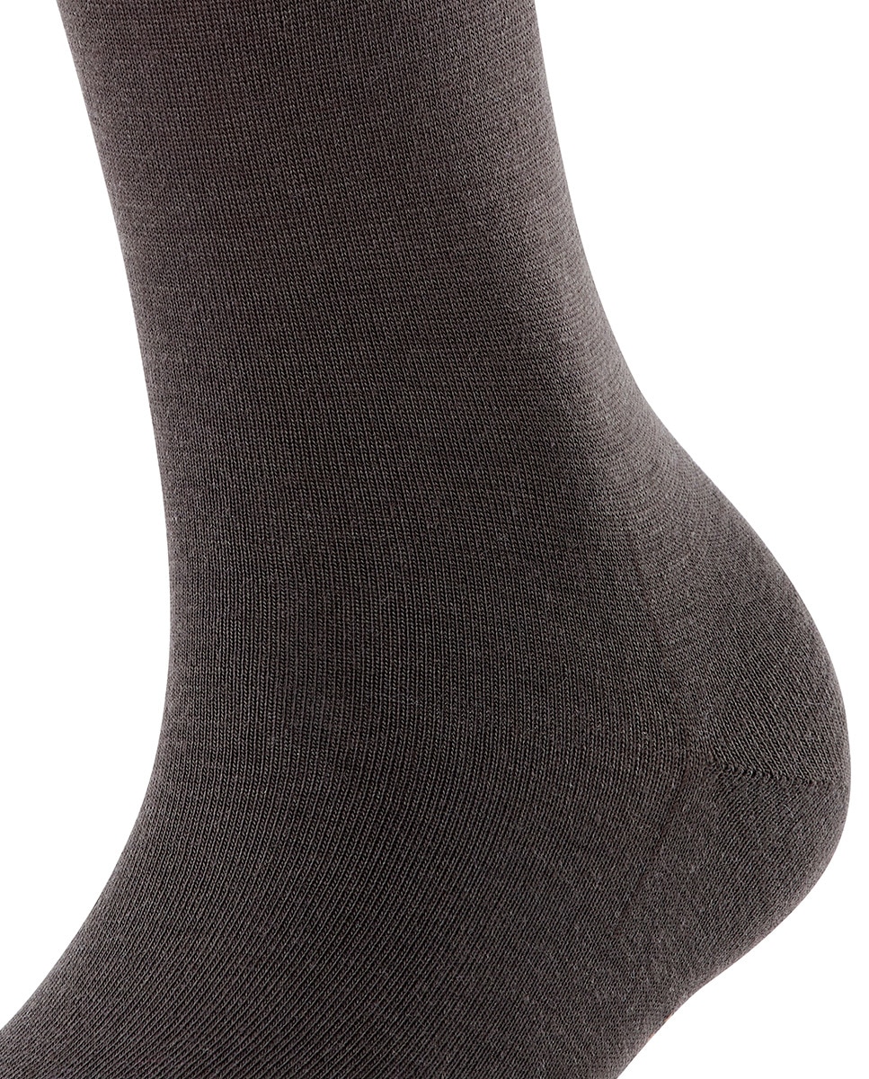 Meias compridas e altas de mulher Falke de lã e algodão Castanho-5