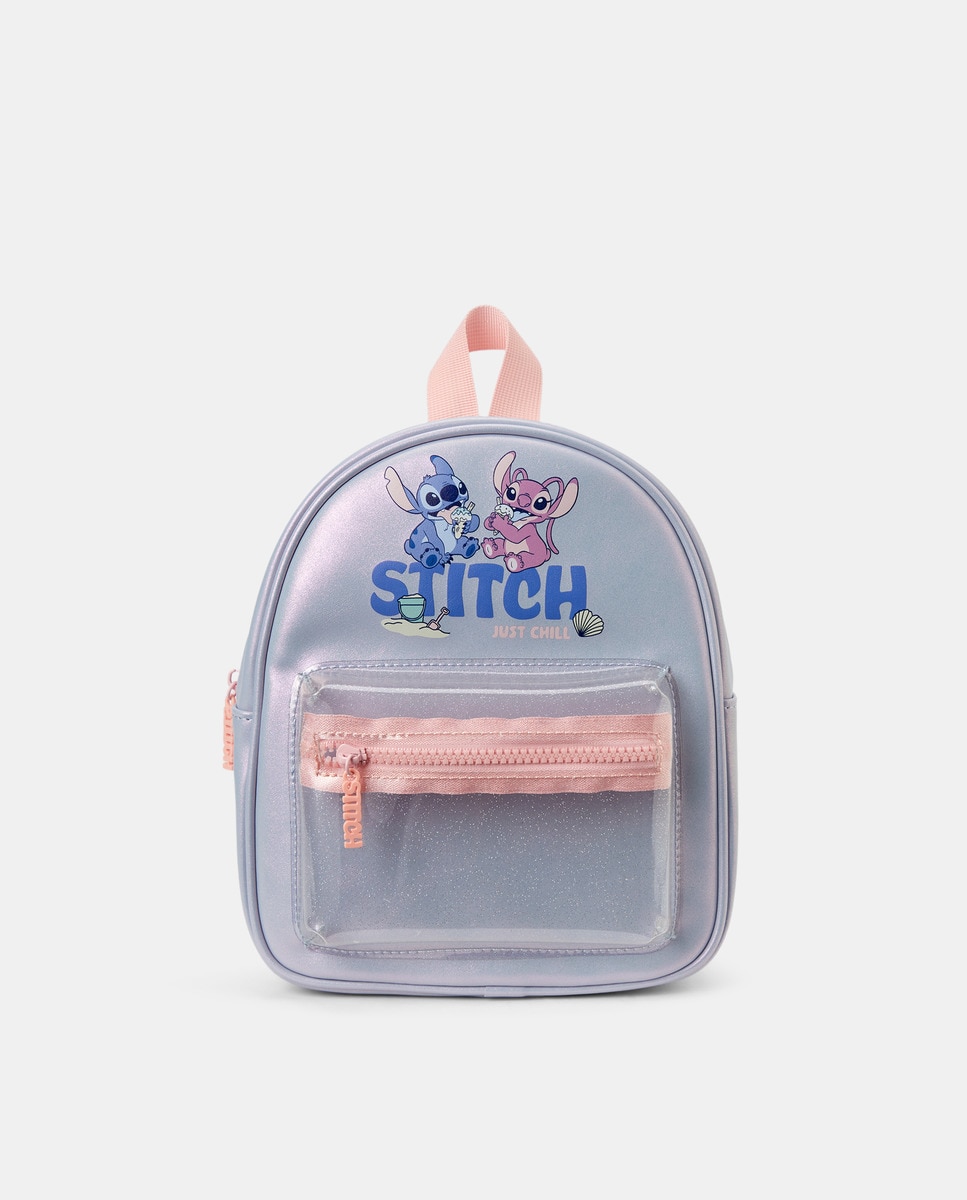 Mala Tipo Mochila Lilo & Stitch 284 Lilás-1