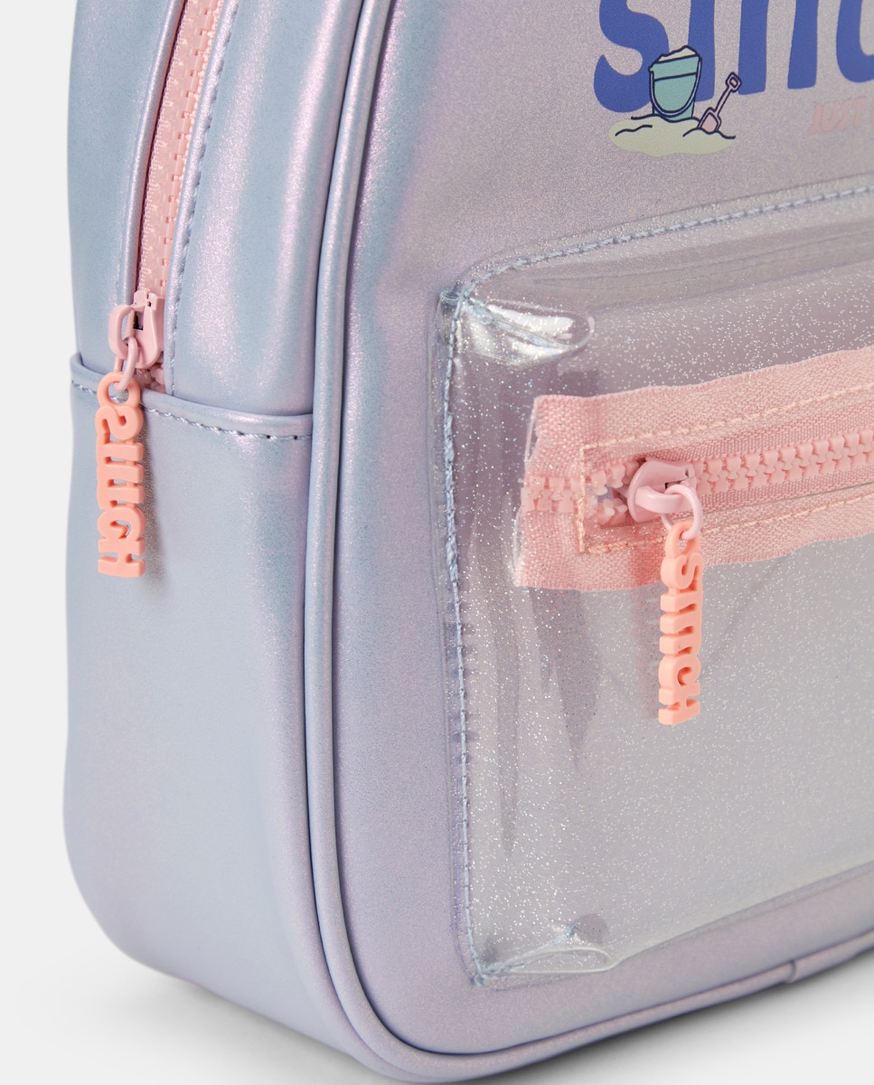 Mala Tipo Mochila Lilo & Stitch 284 Lilás-3