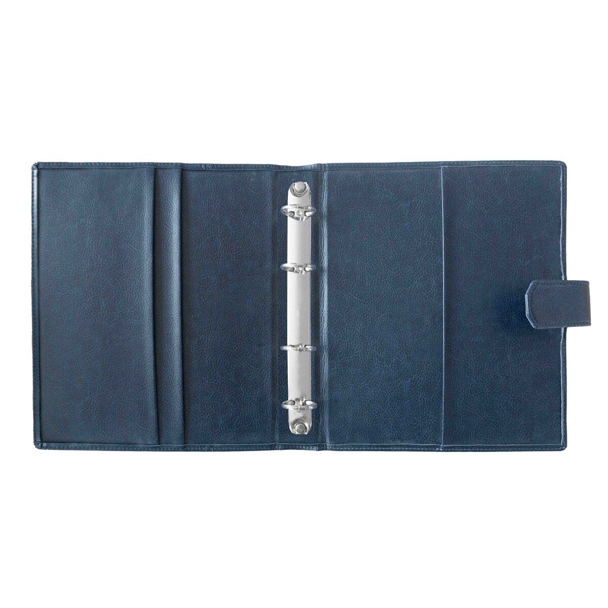 Agenda 2026 día página página 16x21 cm recambiable anillas Fontana Deusto azul multilingüe Azul-2