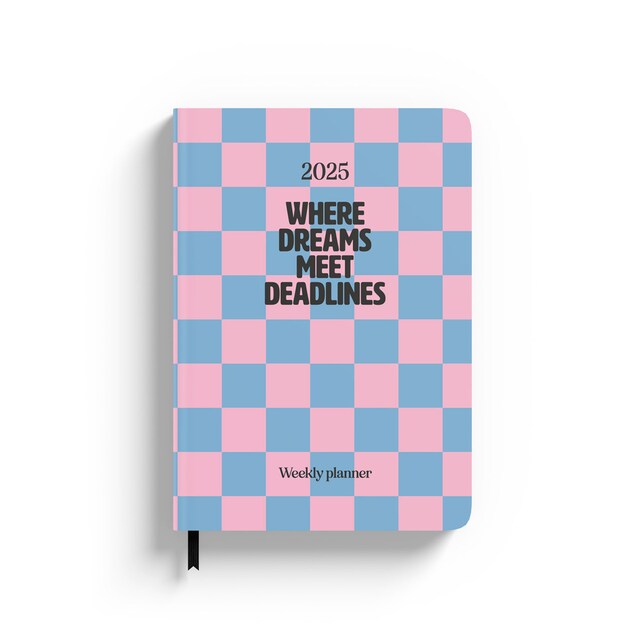 Imagem 0 de Agenda anual 2025 vista semana a5 Color fun Plan the future live the present Erik verde