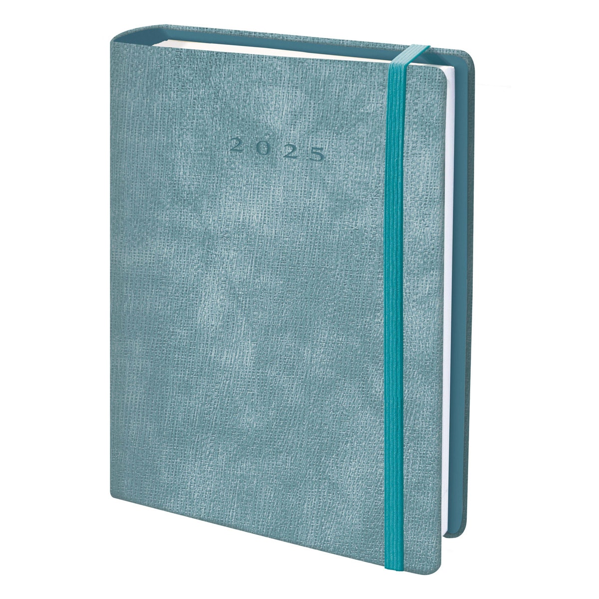 Agenda 2026 día página página 17x24 cm wireo semioculto Polignano Deusto turquesa multilingüe Turquesa-1