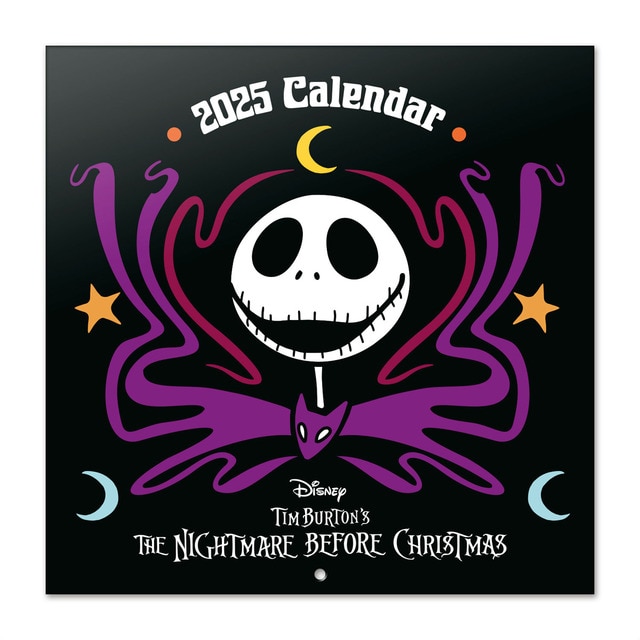 Imagem 0 de Calendário 2025 30x30 Disney Nightmare Before Christmas Erik preto