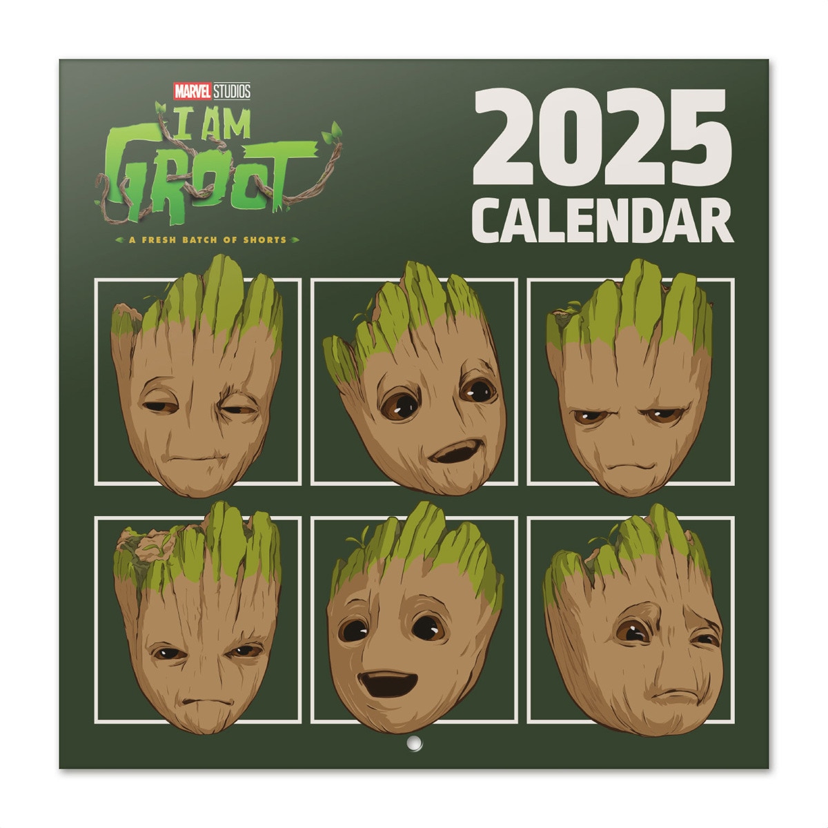 Calendário 2025 30x30 Marvel I am groot Erik multicolorido Multicolor-1