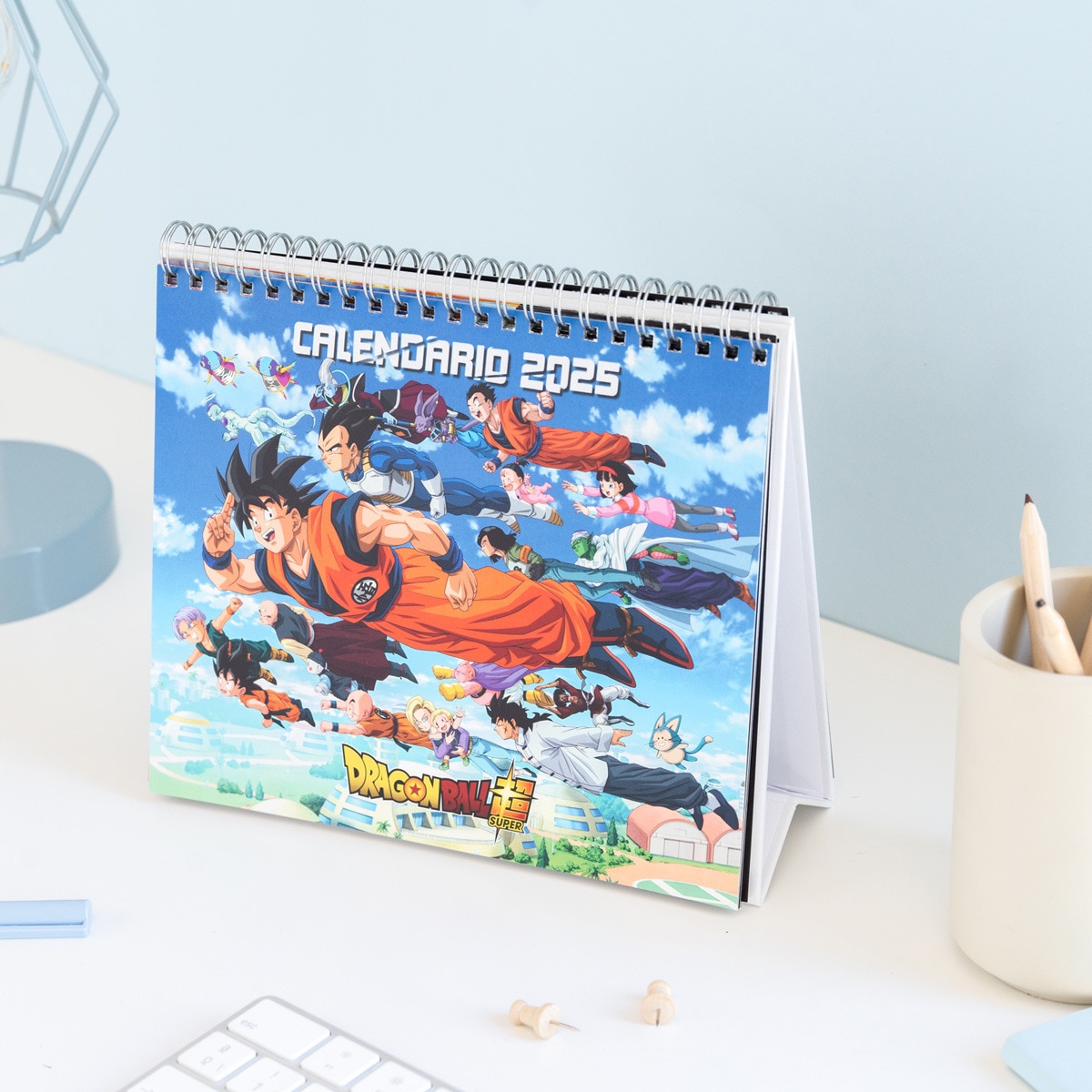 Calendário de escritório multicolor Dragon Ball Erik 2025 Multicolor-5
