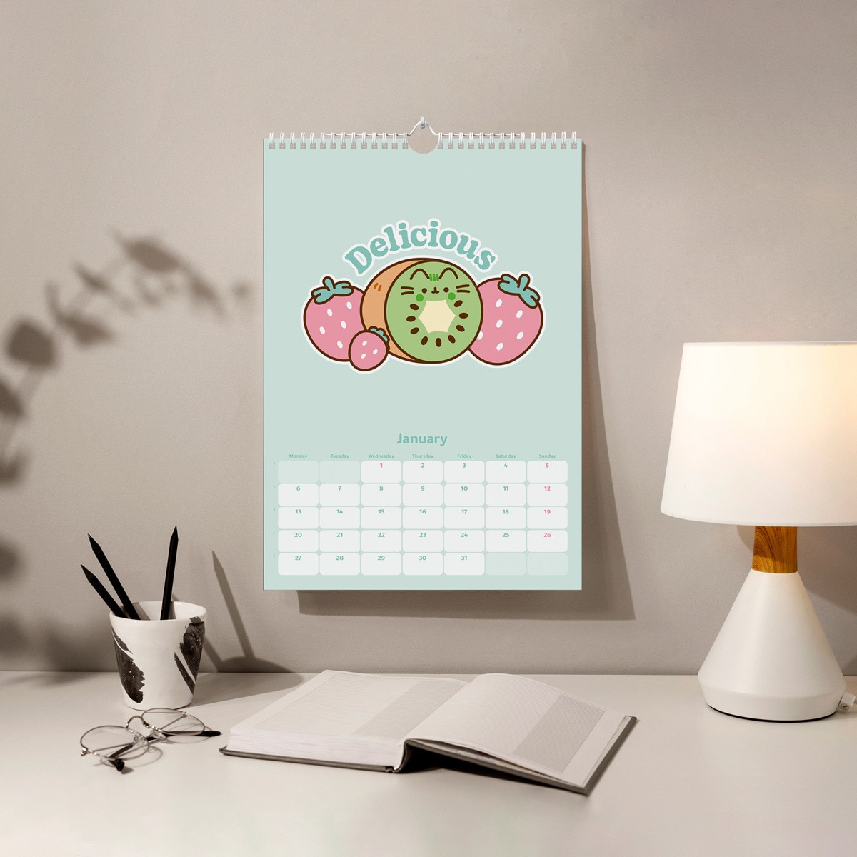 Calendario a3 2025 Pusheen Erik multicolor Multicolor-5