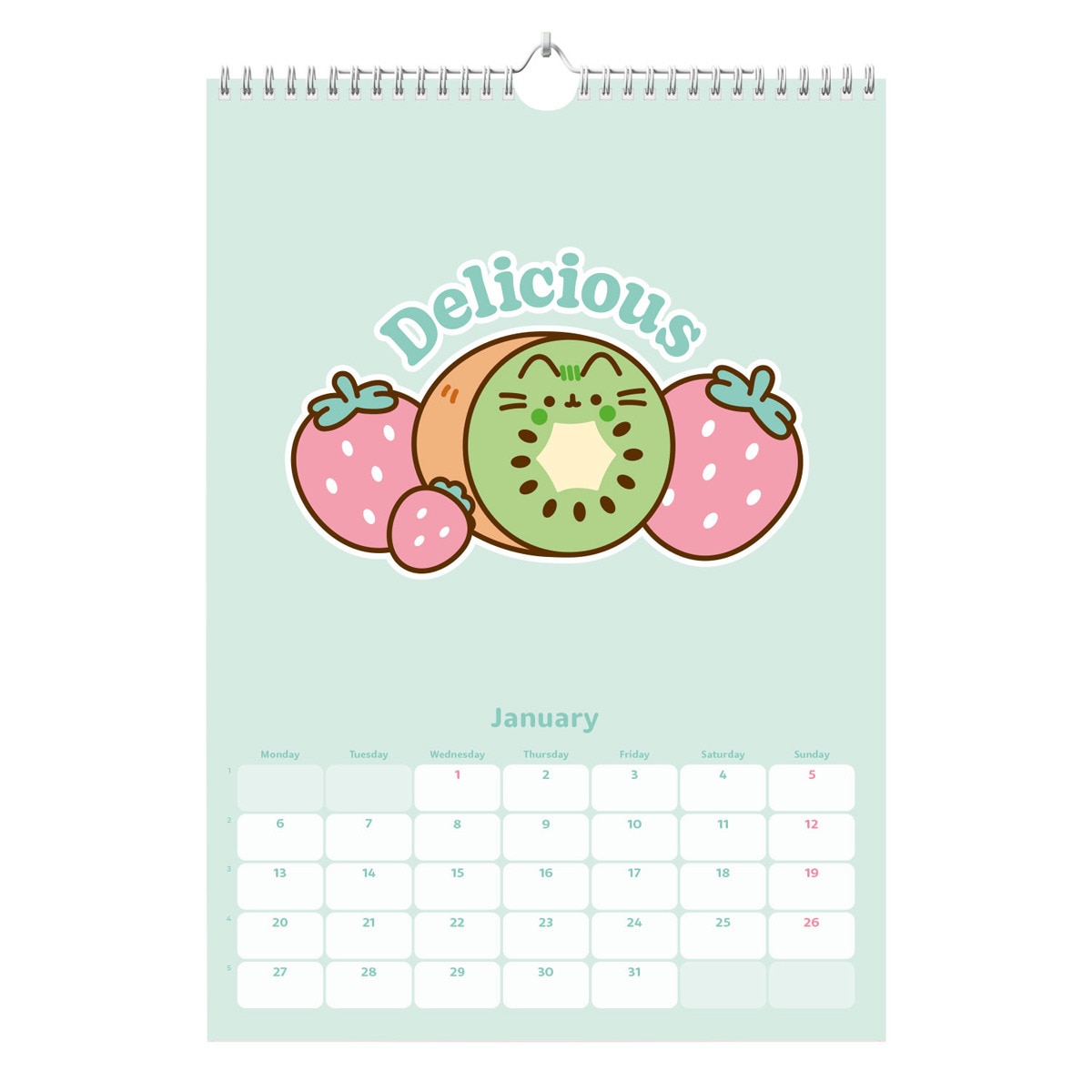 Calendario a3 2025 Pusheen Erik multicolor Multicolor-3