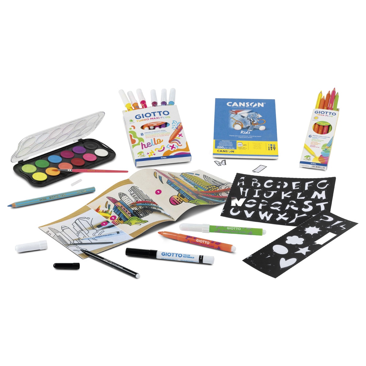Art Lab Fluo Mania Giotto Multicolor-2