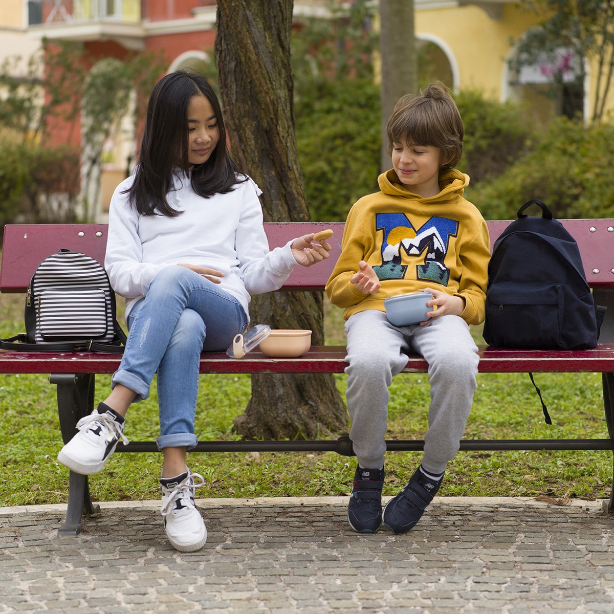 Recipiente Hermético Quadrado Pull Box Rosa-6