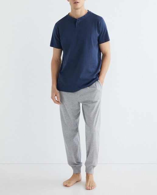 Imagen 0 de Pantalón pijama largo de punto de hombre