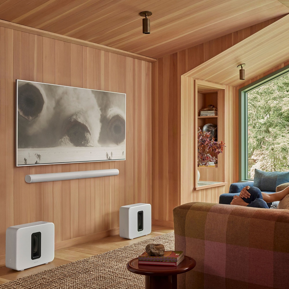 Barra de sonido Sonos Arc Ultra con sonido inmersivo 3D, tecnología Sound Motion y Dolby Atmos Blanco-9