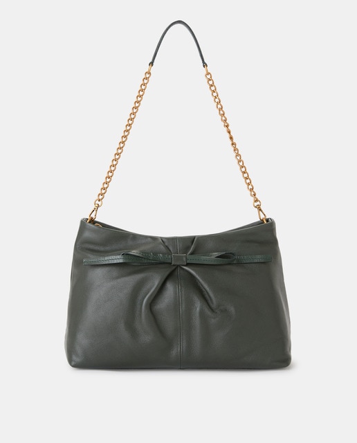 Imagen 0 de Bolso de piel con bandolera extraible