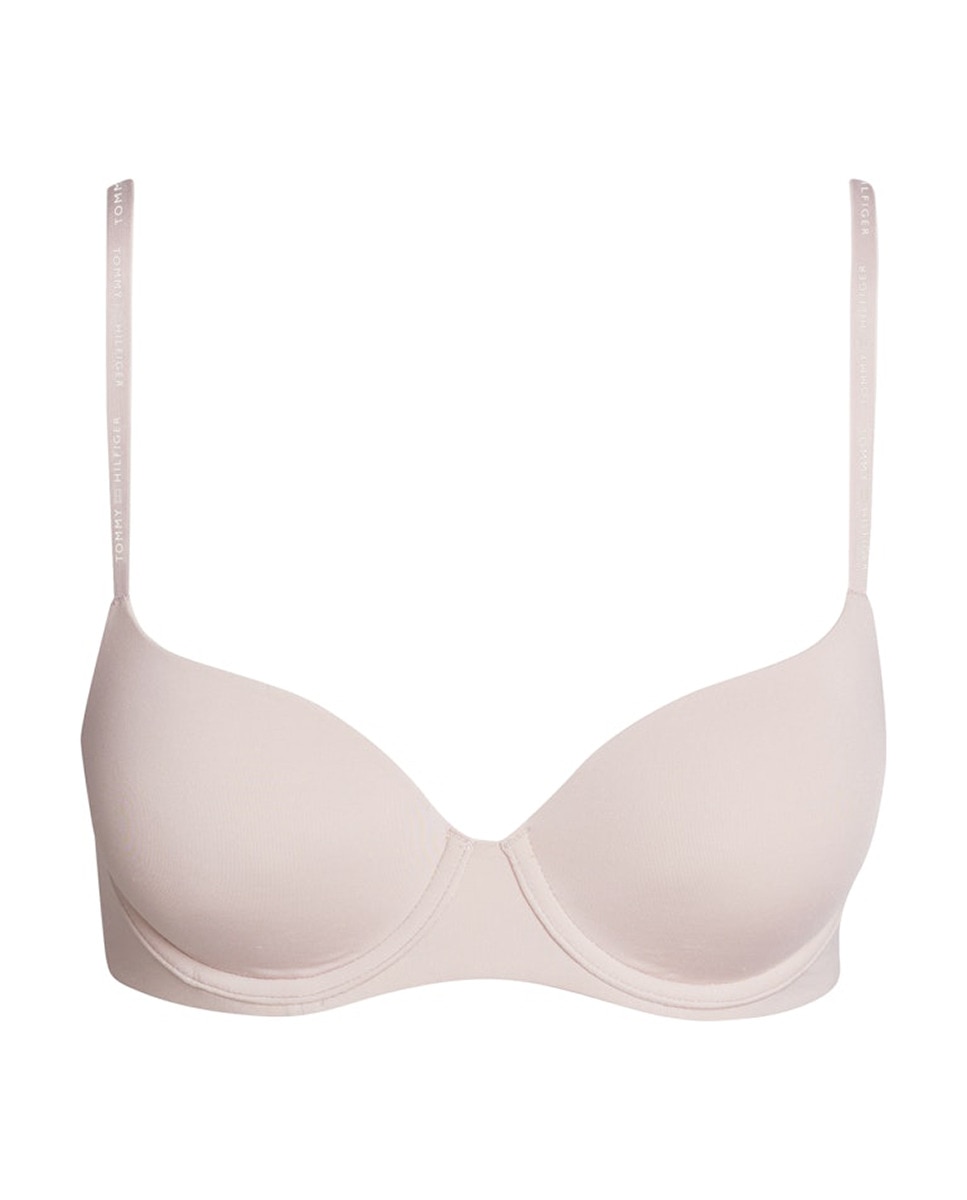 Soutien de Meia Copa com Logótipo no Tom Bege-4