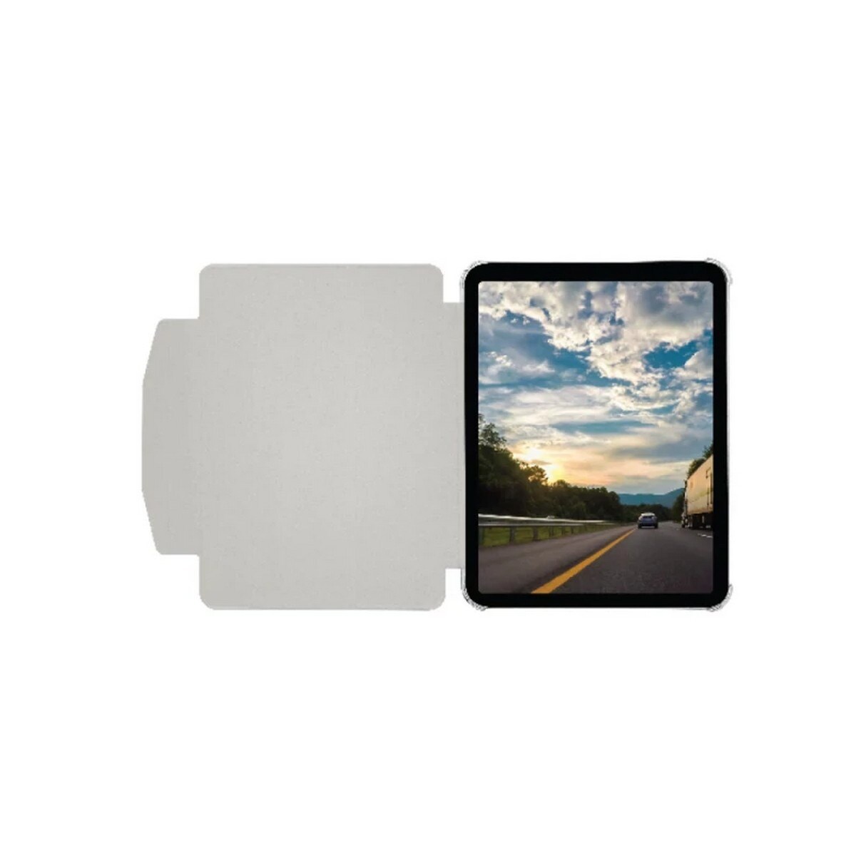 Capa Macally Bookstand para iPad Pro 13 - Cinzento Claro 4