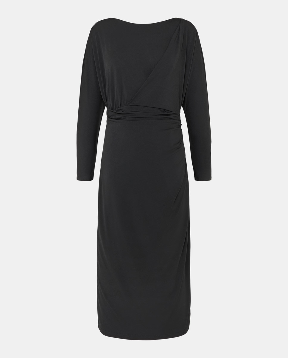 Vestido com Animal Print Preto-4
