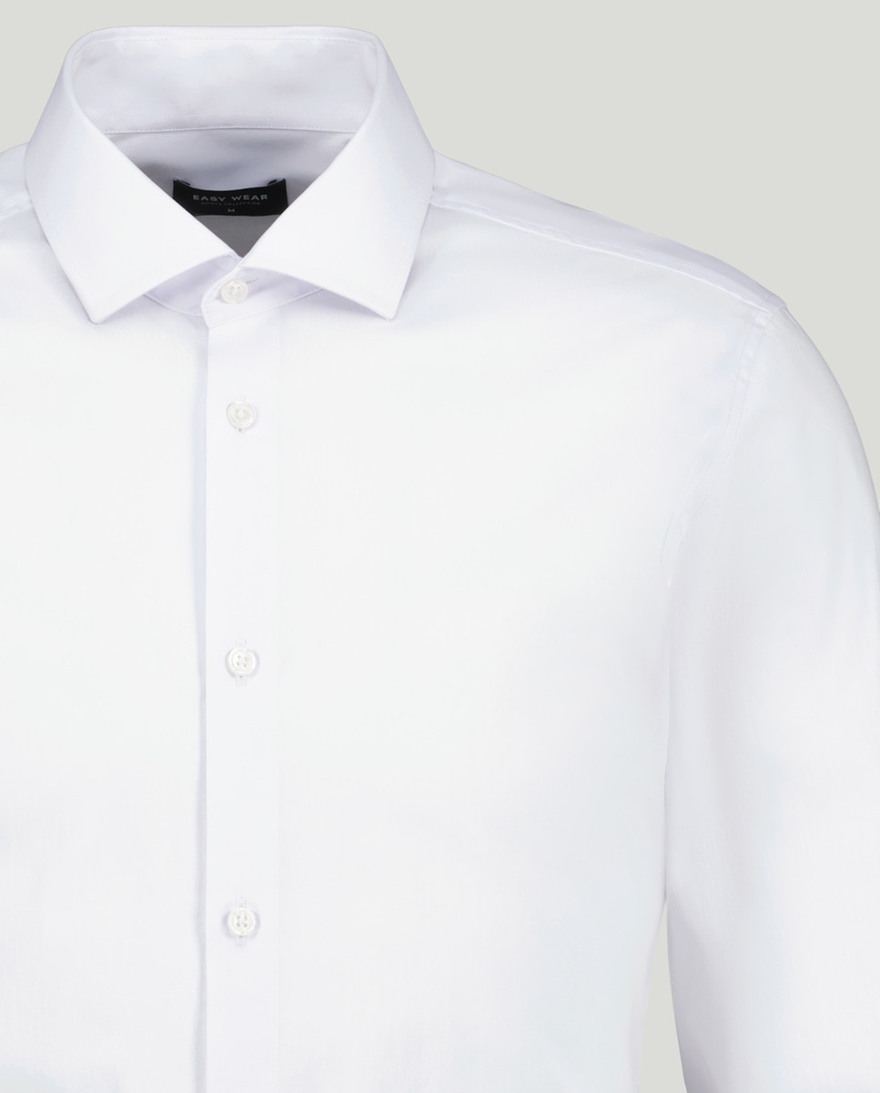 Camisa Super Elástica Lisa Branco-5