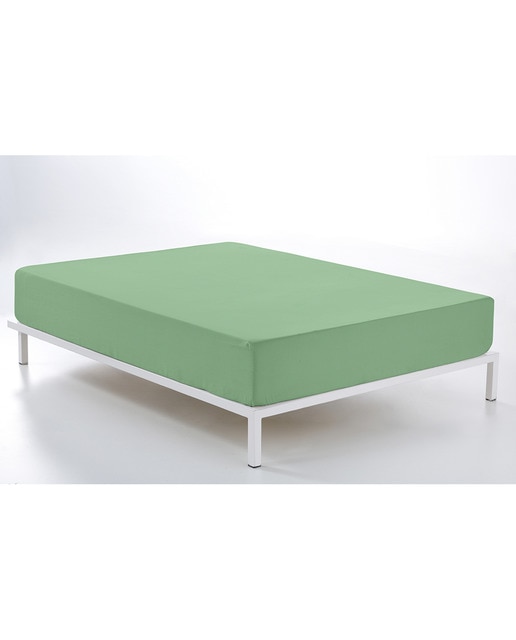 Imagen 0 de Bajera ajustable color verde albahaca. Cama de 90 (hasta 30 cm altura)