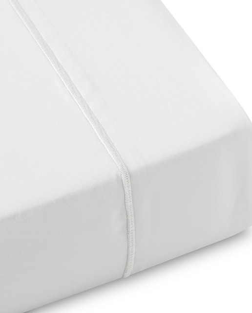 Imagen 0 de Juego de sábanas Liso 500H color blanco. Cama de 90 cm. 3 piezas