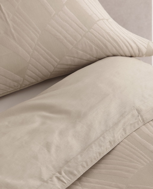 Imagen 0 de Dúo de funda nórdica de algodón Kentia piedra. Cama de 135/140 cm