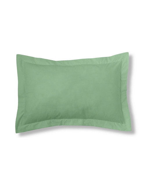 Imagen 0 de Funda de cojín color verde albahaca. 50x75 cm