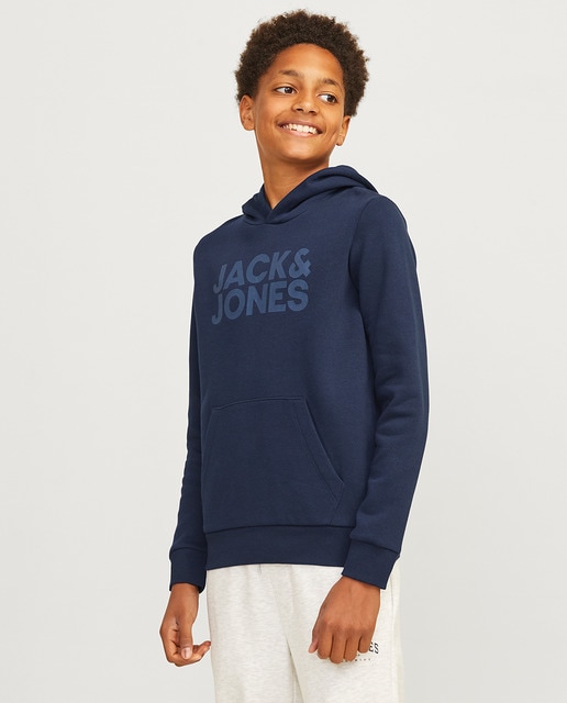 Imagem 0 de Sweatshirt preta de menino com capuz
