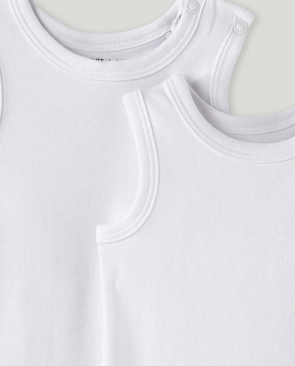 Pack de 2 bodies manga sisa blanco Blanco-3