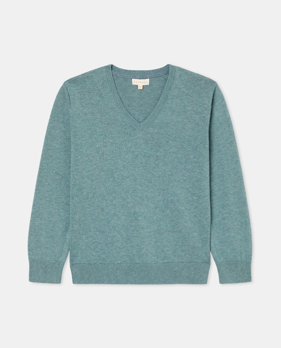 Imagem 0 de Camisola de Malha de Cerimónia com Decote em Bico