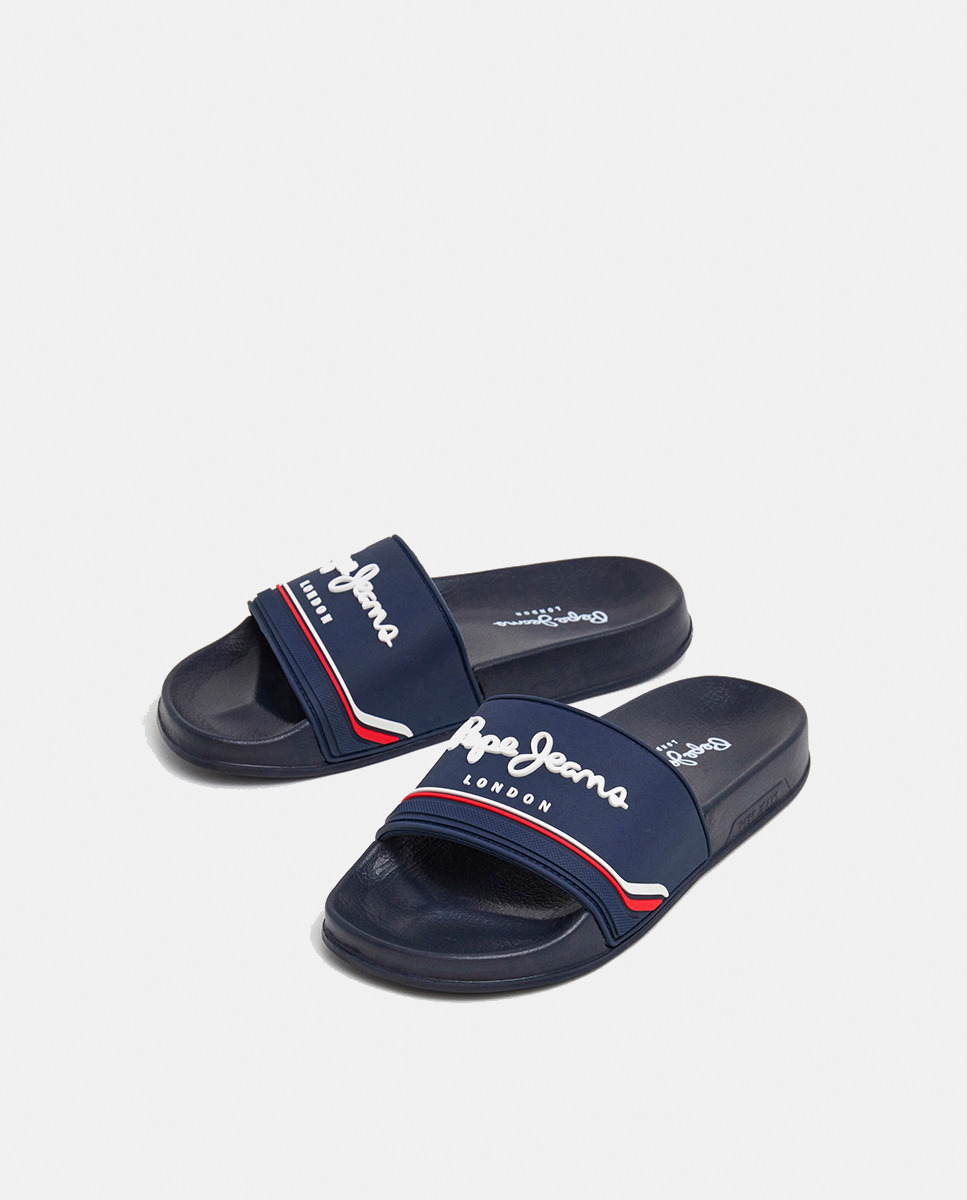 Chinelos Slider Origin Azul-marinho-3