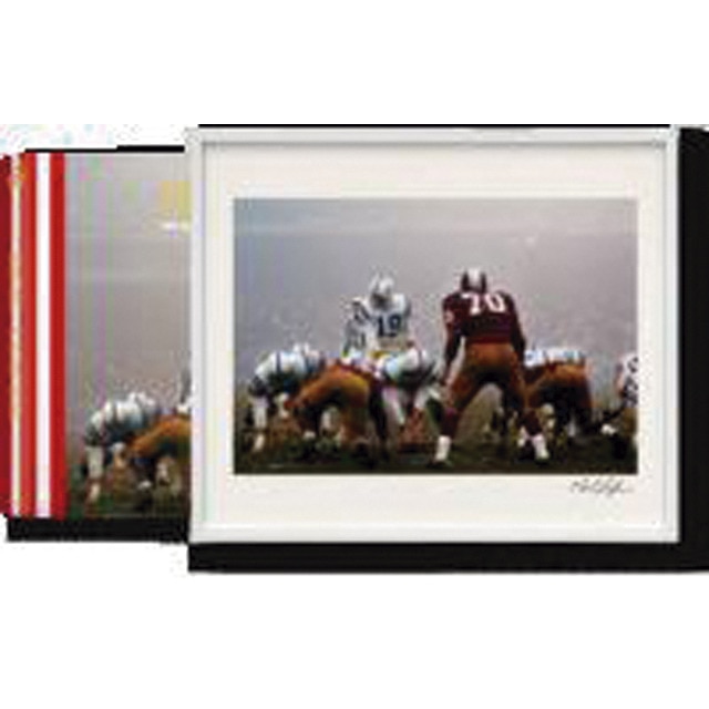 Leifer football art a johnny unitas 1