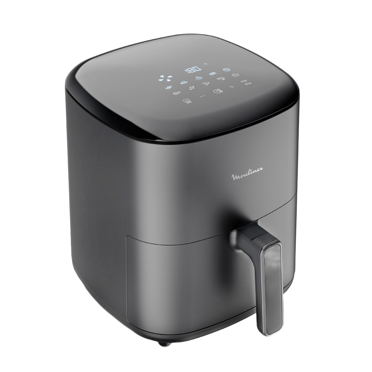 Freidora de Aire Moulinex Easy Fry Max, 10 Programas Automáticos, 5L Gris / Carbón-3