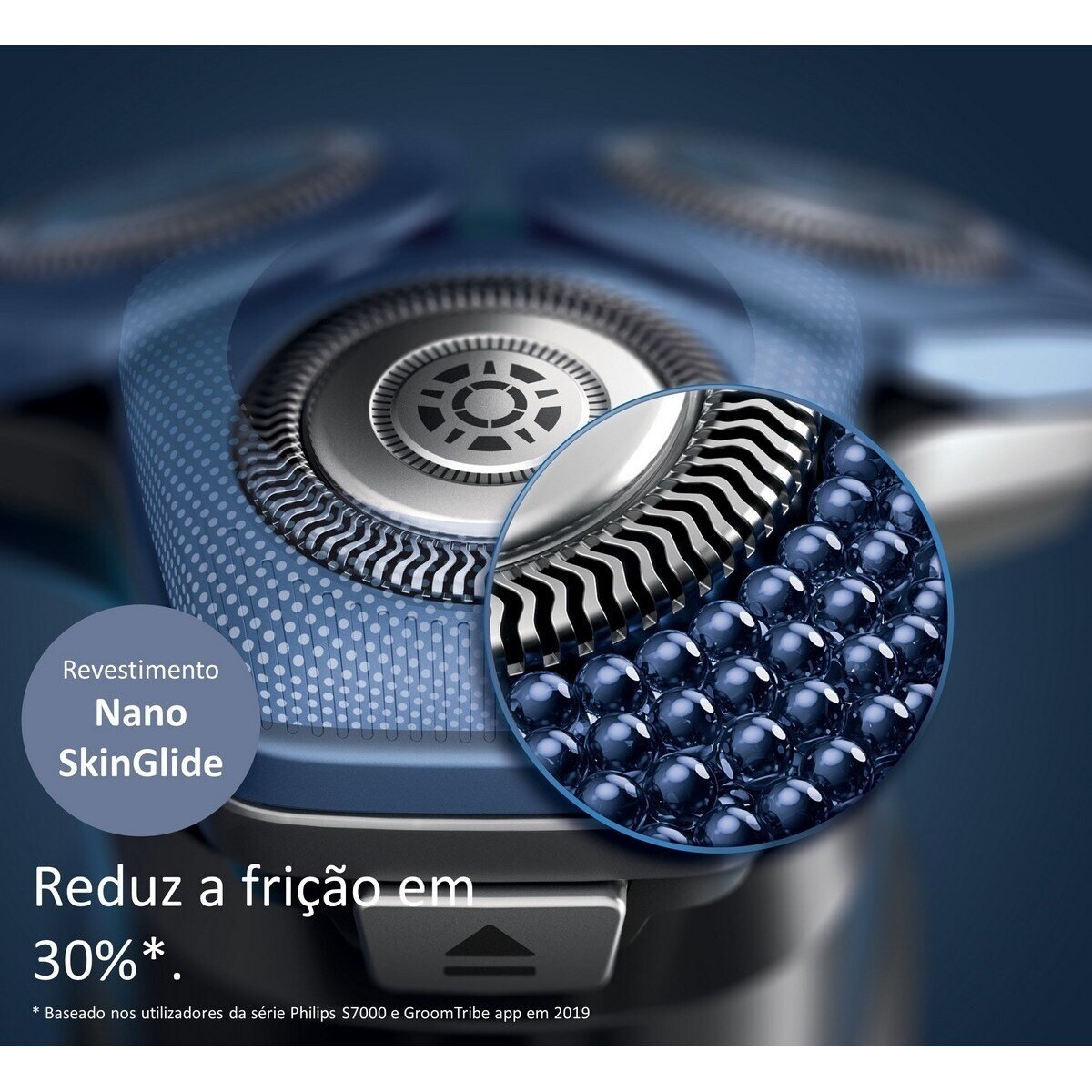 Máquina de Barbear Philips Série 8000 S8697/55 Uso a Seco ou Húmido, com Suporte de Limpeza, Base de Carga e Tampa e Autonomia de 50 min 6