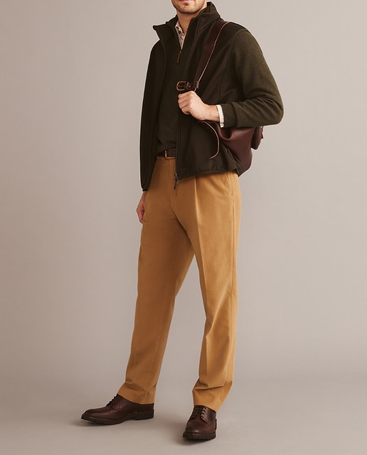 Imagen 0 de Pantalón sport un pliegue  de hombre