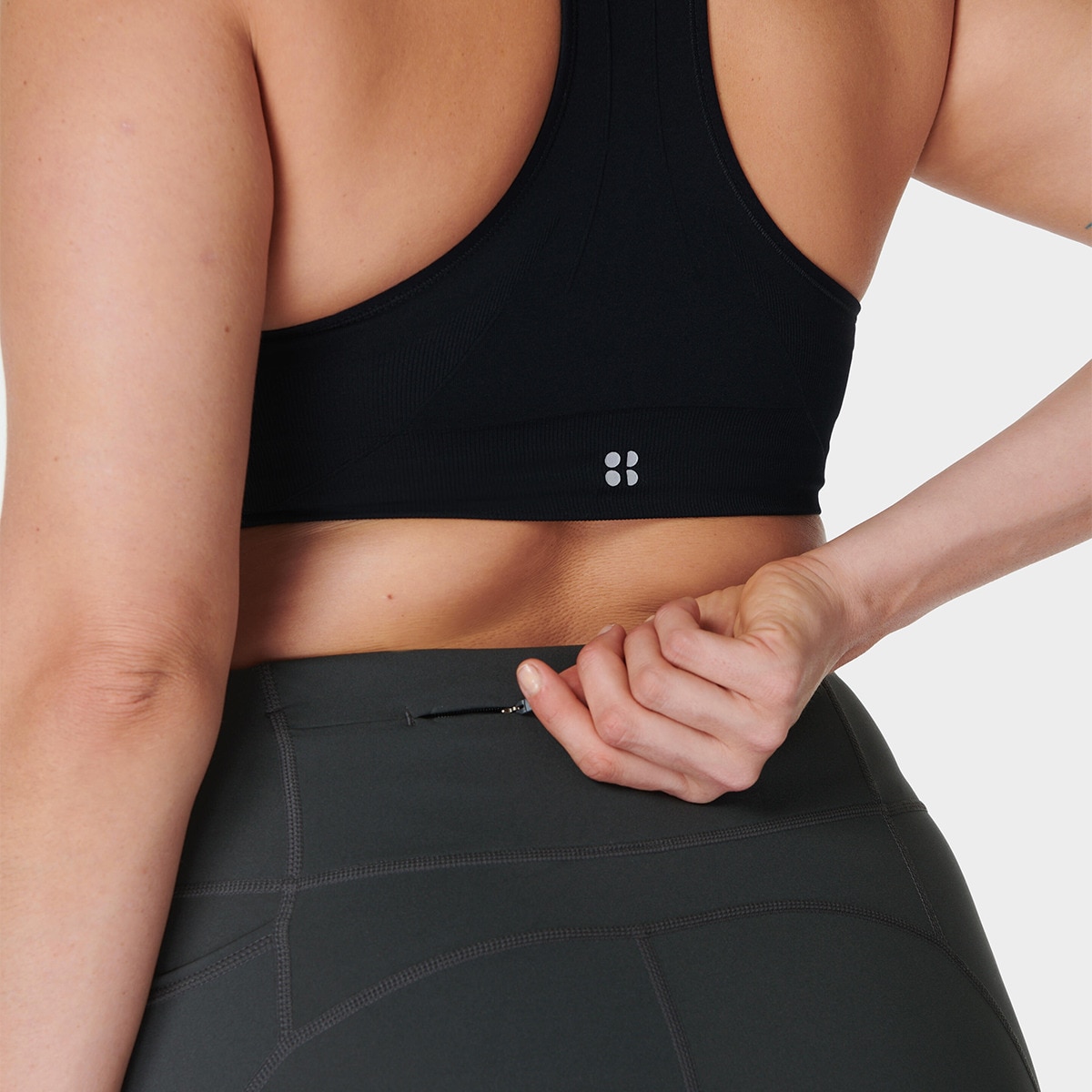 Leggings de Mulher Power 7/8 Workout Cinzento-4