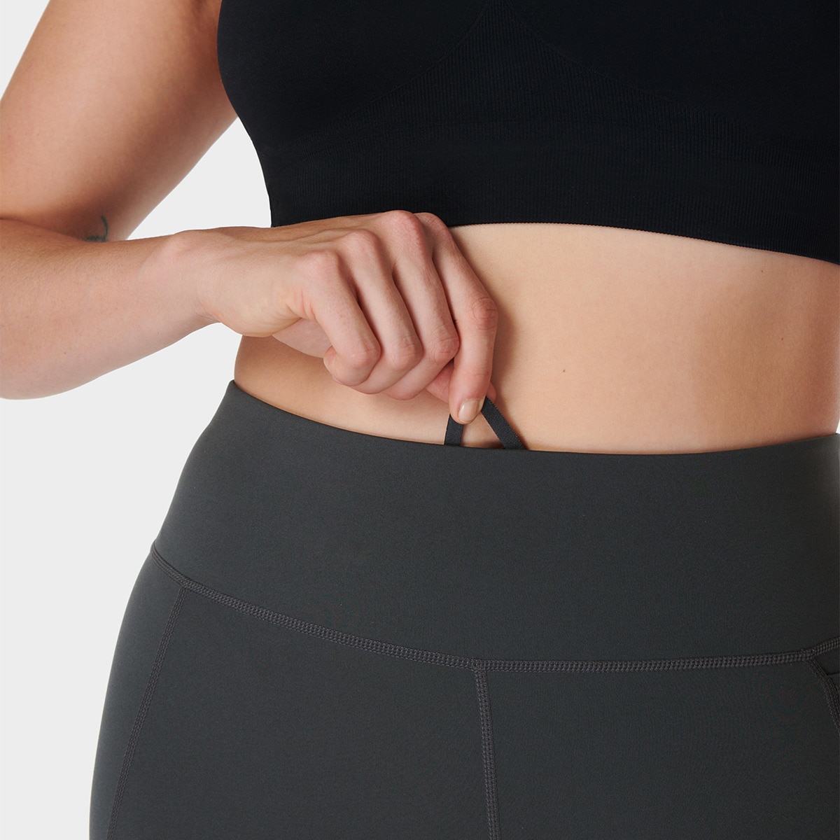 Leggings de Mulher Power 7/8 Workout Cinzento-5