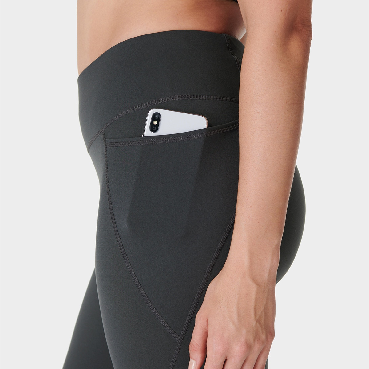 Leggings de Mulher Power 7/8 Workout Cinzento-6