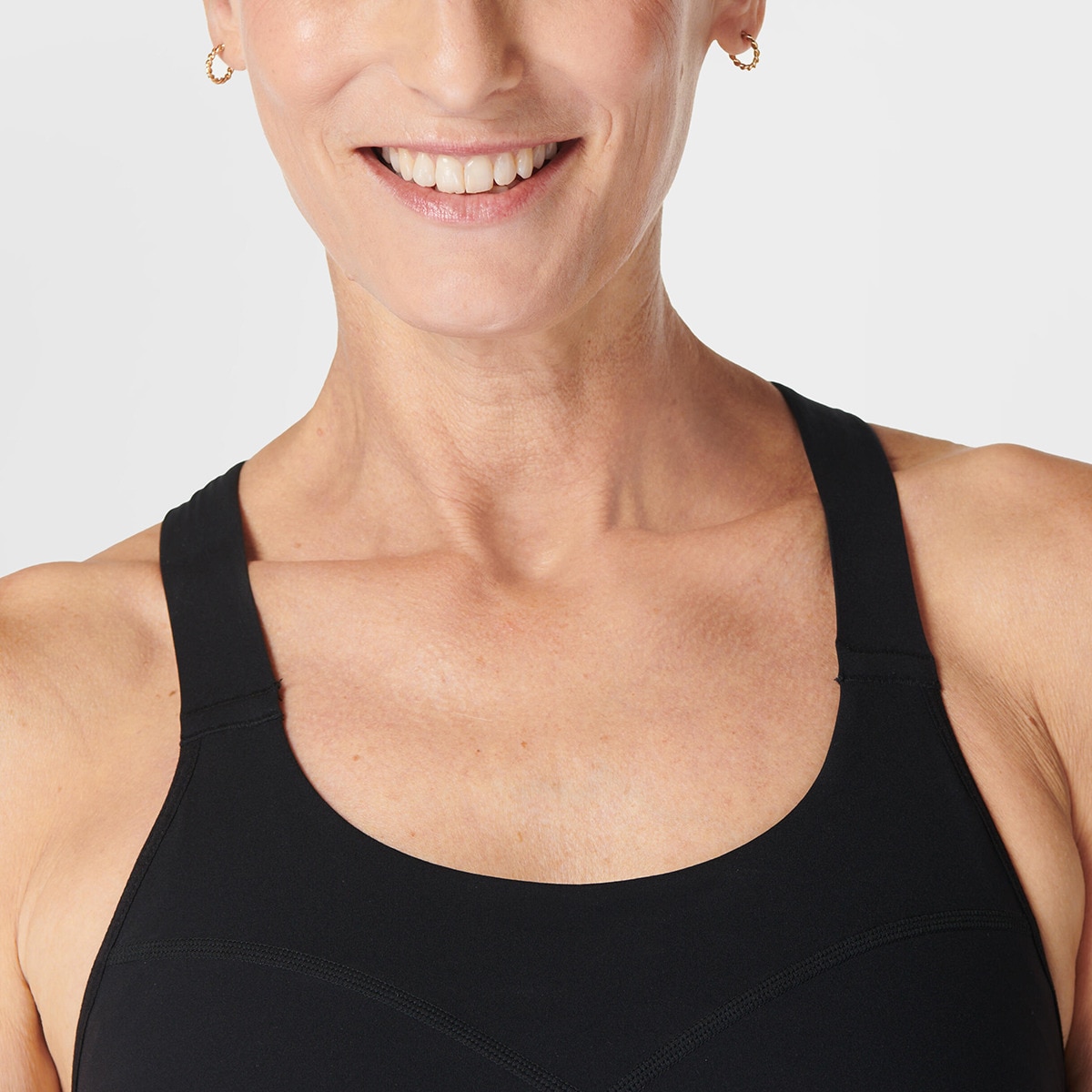Top de Mulher Power Medium Support Sports Bra Preto-4