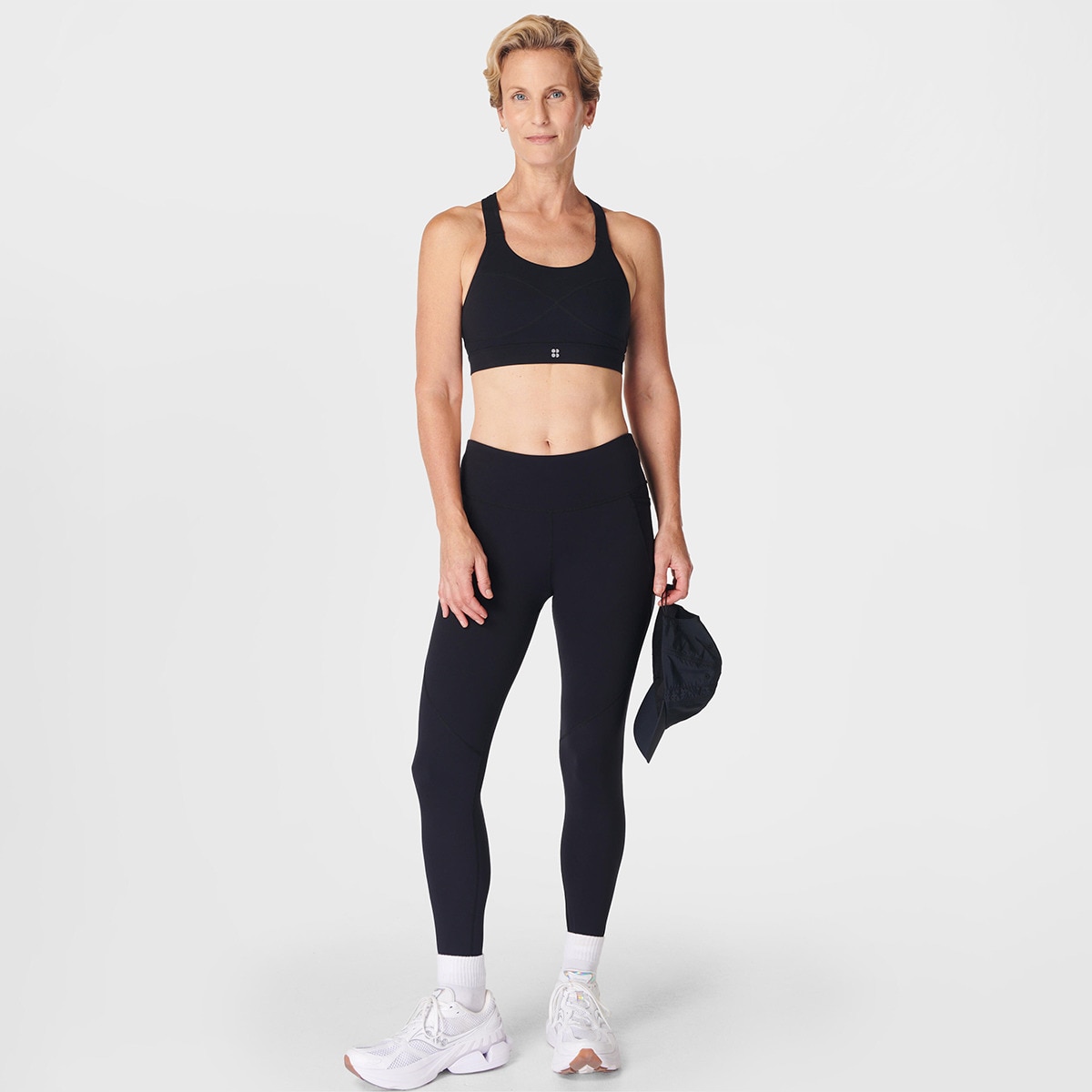 Top de Mulher Power Medium Support Sports Bra Preto-5