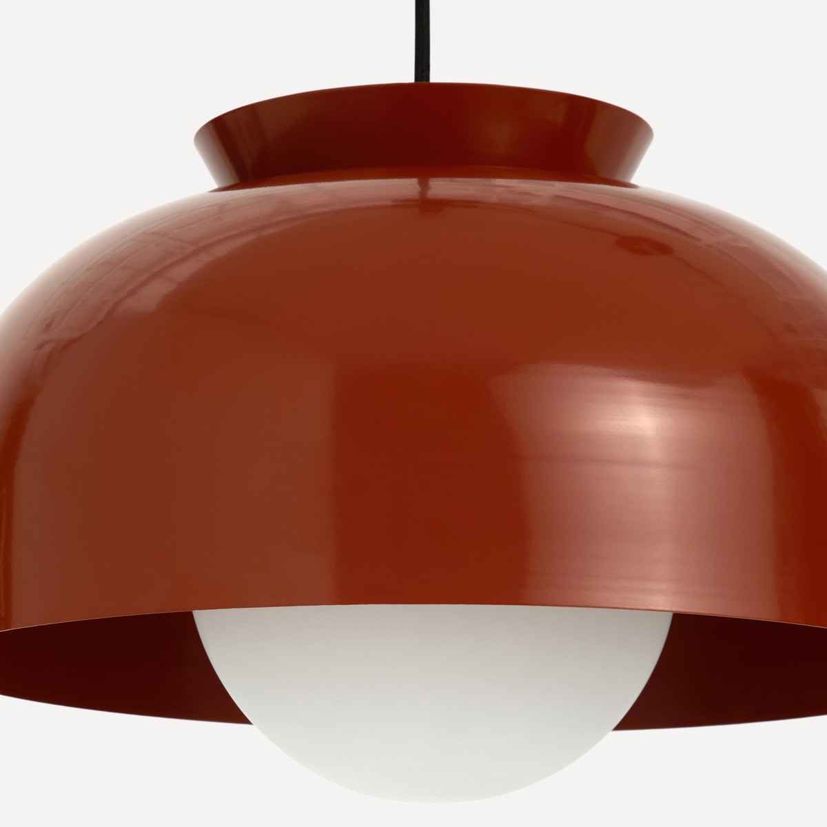 Candeeiro de Teto Larsen em Metal Vermelho-3
