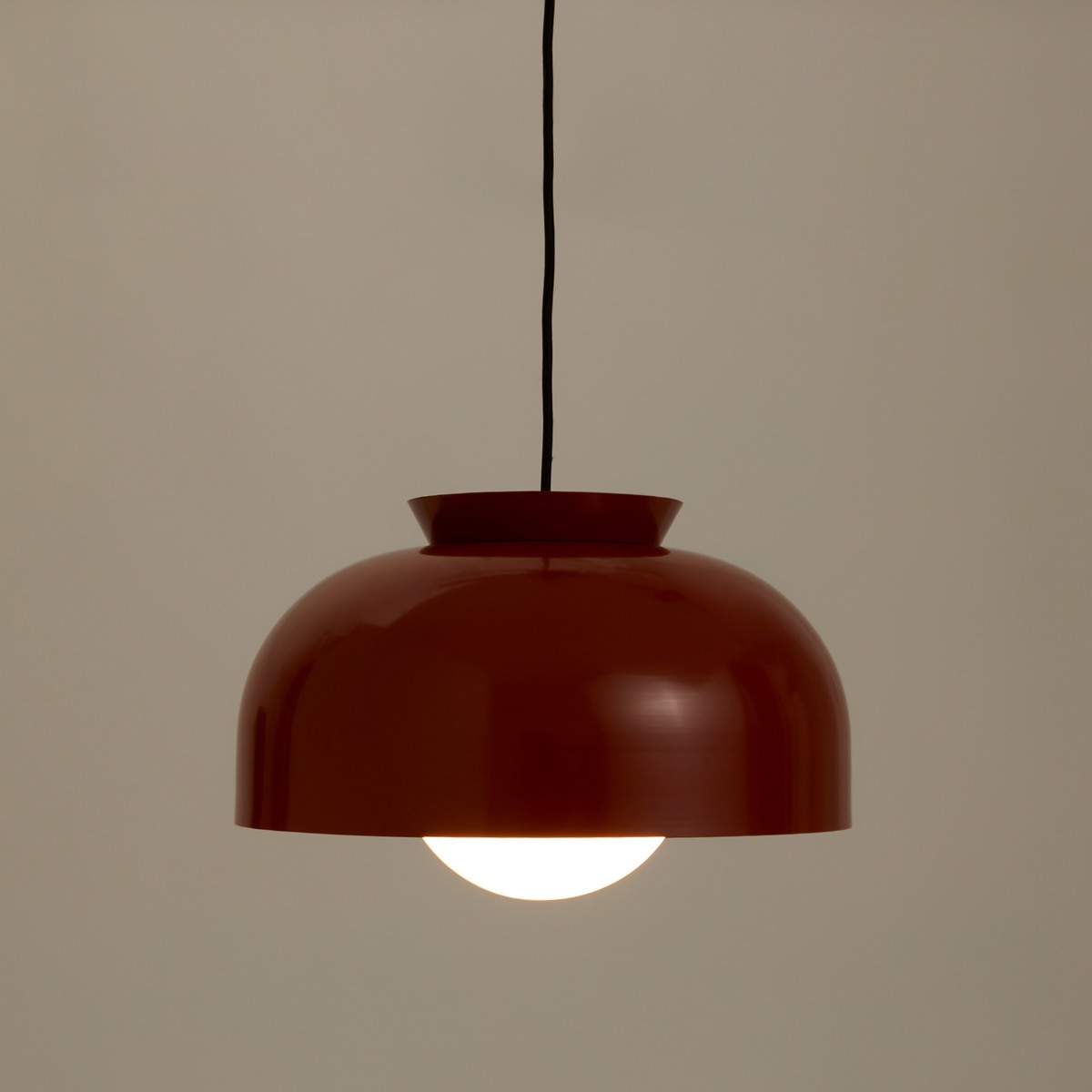 Candeeiro de Teto Larsen em Metal Vermelho-2