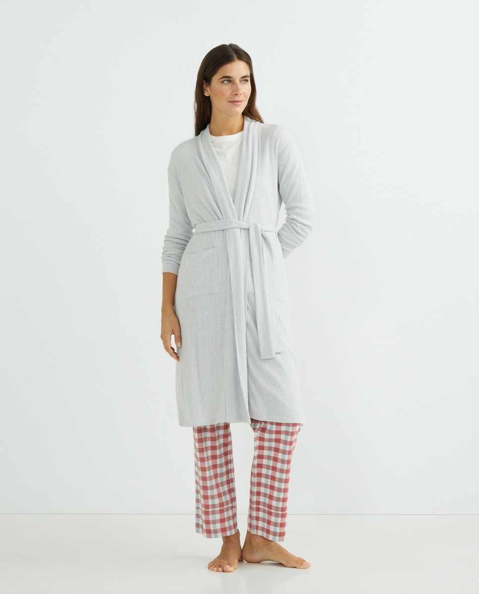Camisones Mujer Batas Hipercor Mujer Bata Punto De Mujer Liso
