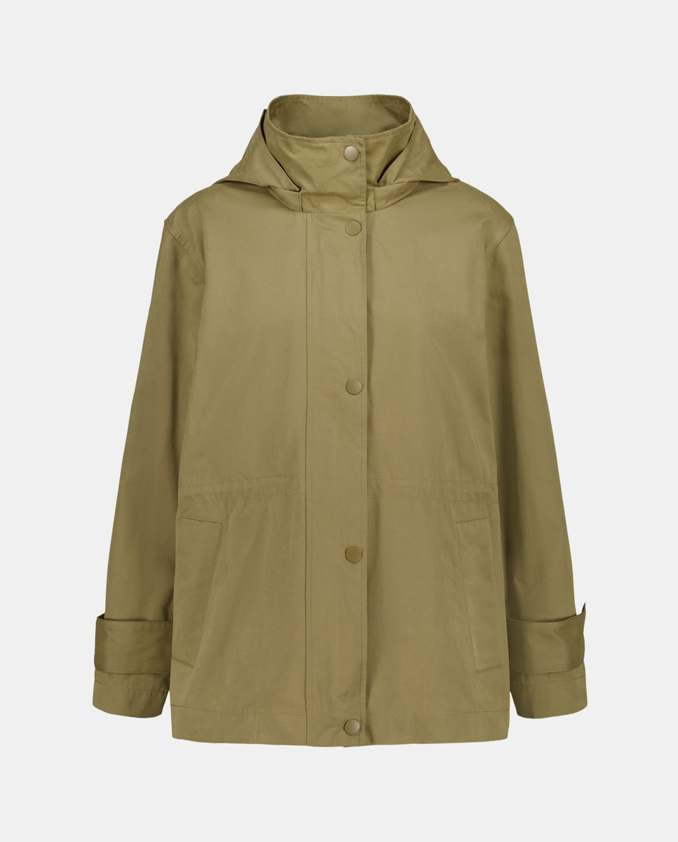 Parka para a Chuva Caqui-4