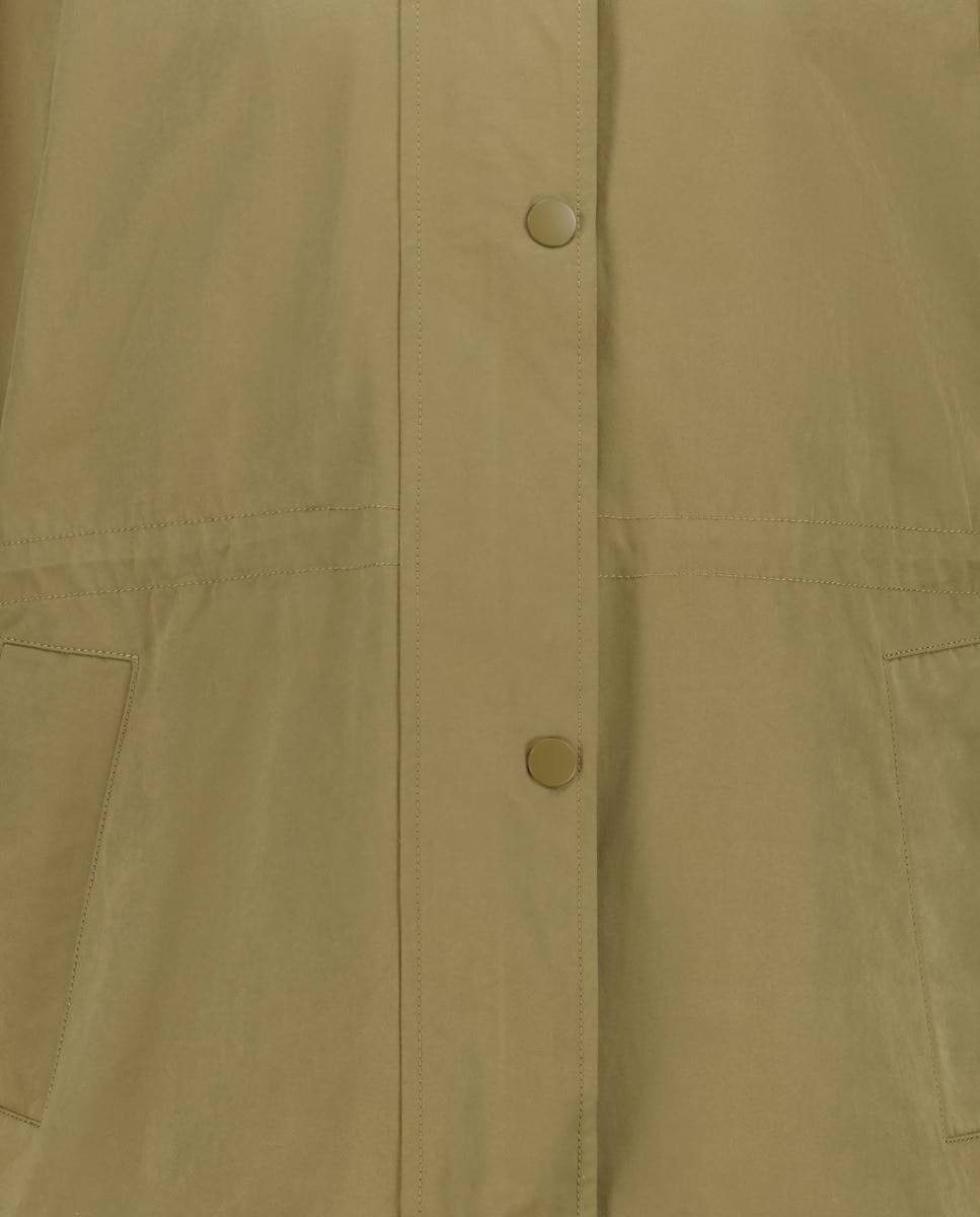 Parka para a Chuva Caqui-5