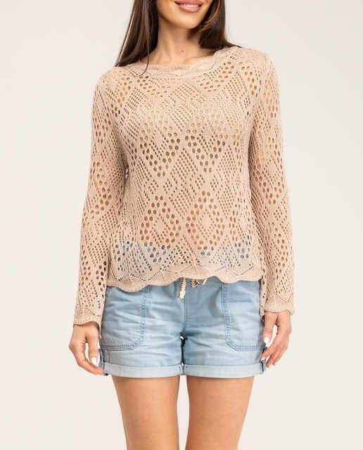 Imagen 0 de Jersey manga larga calado