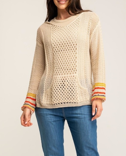 Imagen 0 de Jersey manga larga calado