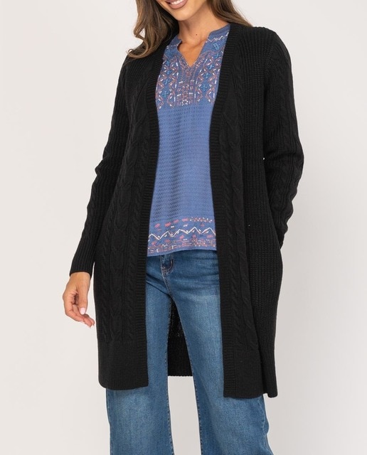 Imagen 0 de Chaqueta larga punto