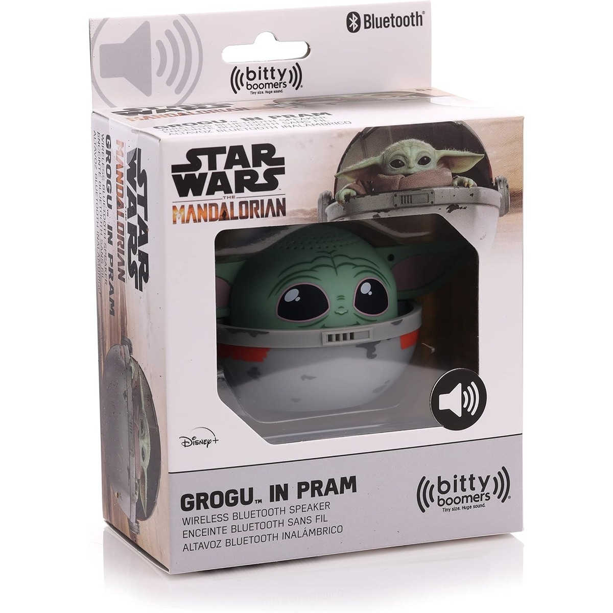 Altavoz Bitty Boomers Grogu carrito Star Wars The Mandalorian 4