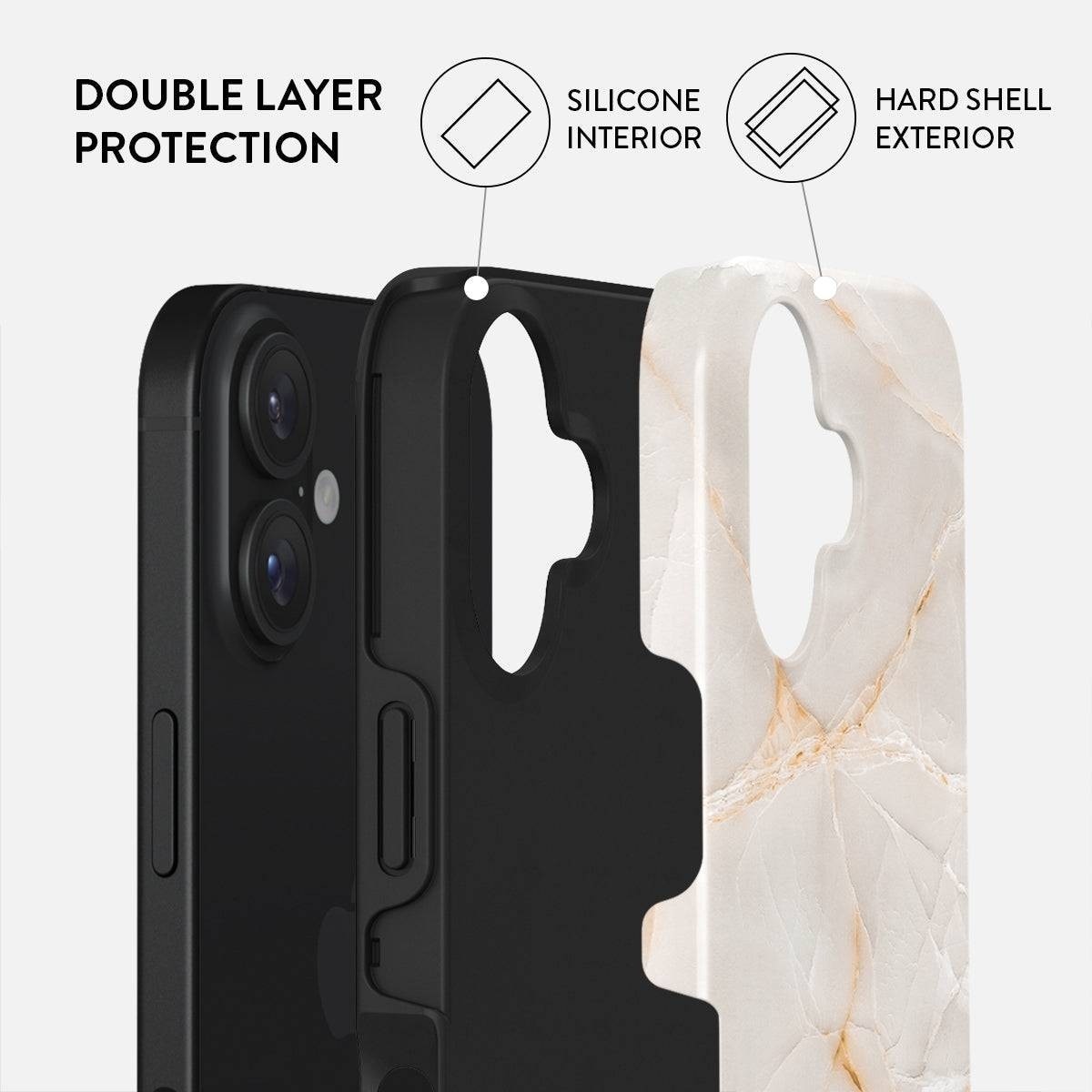 Capa Burga Tough com MagSafe para iPhone 16 - Vanilla Sand 3