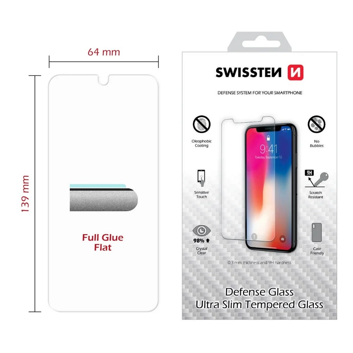 Película de Vidro Temperado Swissten para iPhone 16 Pro 1