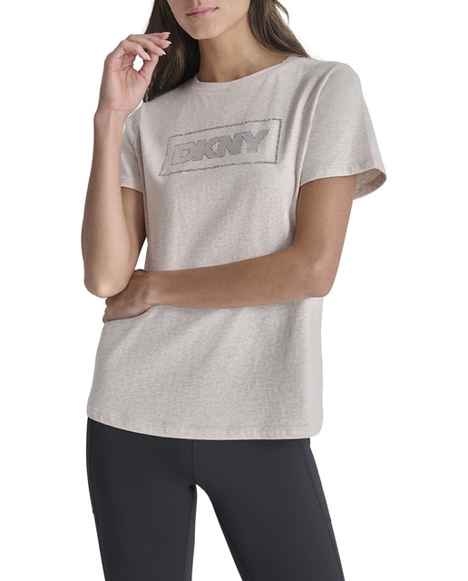 Imagen 0 de Camiseta de mujer con cuello redondo y manga corta